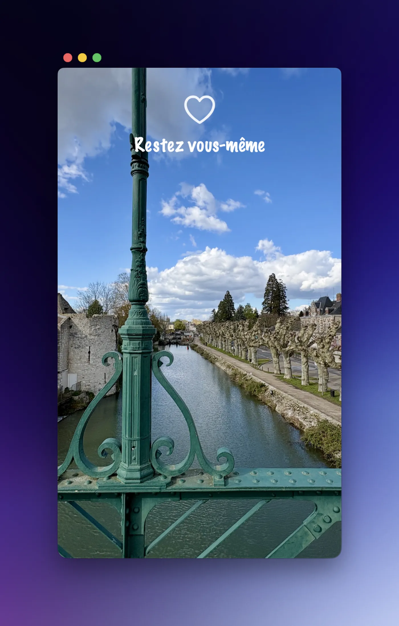 Interface de création de cartes personnalisées dans CoachMe
